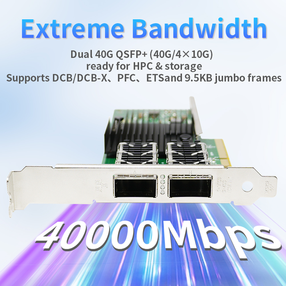 X710-QDA2 Dual Port 40GbE QSFP - Dual Port 40Gbe Pcie Nic ulasan dan harga