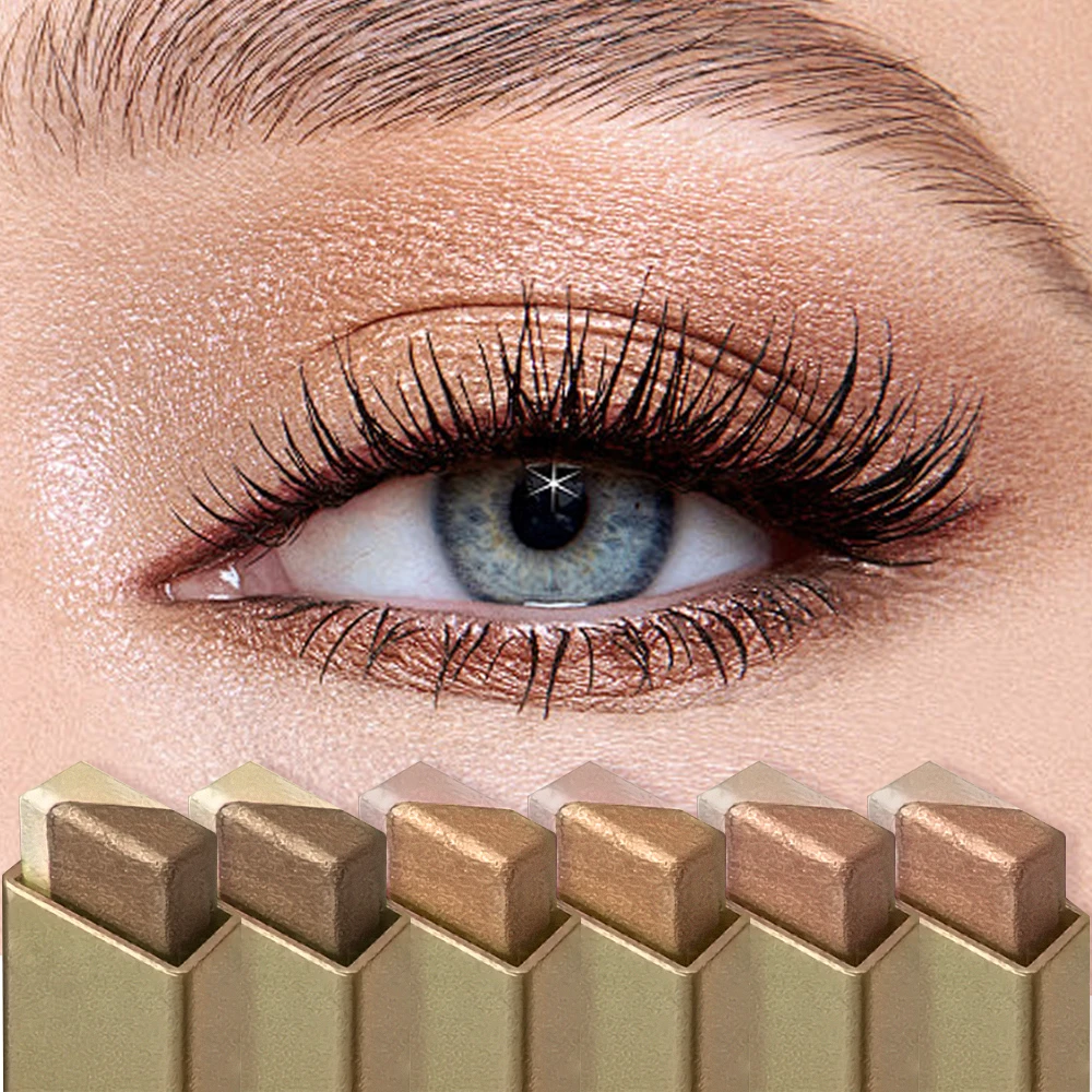 Dual-Color Eyeshadow Stick - W - Gold 6138 ulasan dan harga