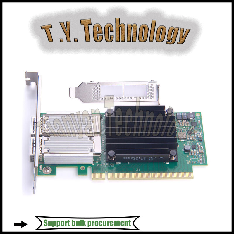 Mellanox MCX416A-CAT CX416A Du - 100Gbe Qsfp28 Network Card ulasan dan harga