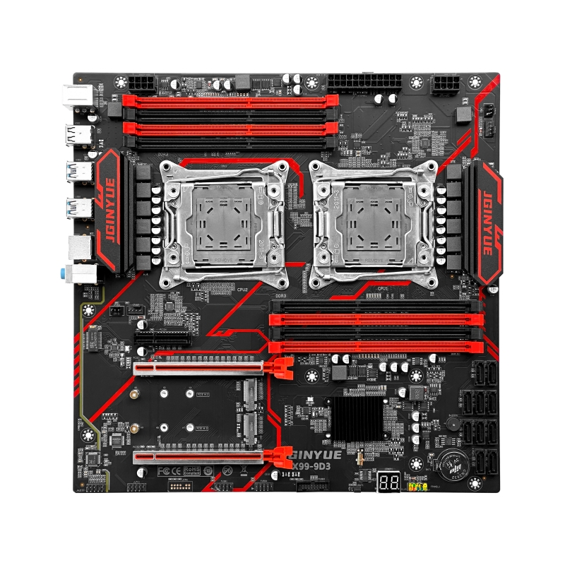 JGINYUE X99-9D3 Motherboard DD - E5 2696 V3 ulasan dan harga